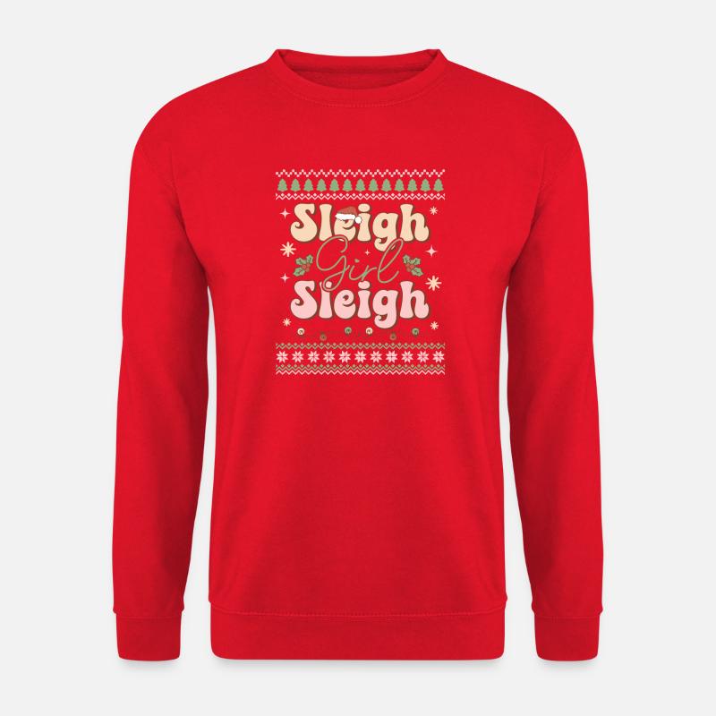 Pull de Noël moche - Sweat-shirt Unisexe - rouge