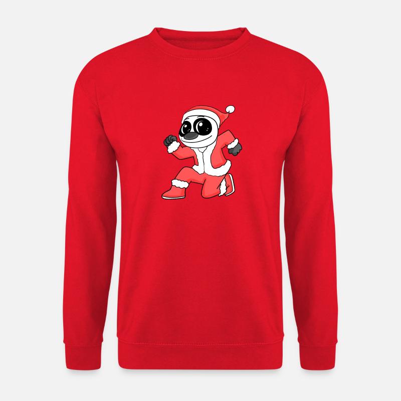 Panda Kuscheltier Weihnachten - Unisex Pullover - Rot