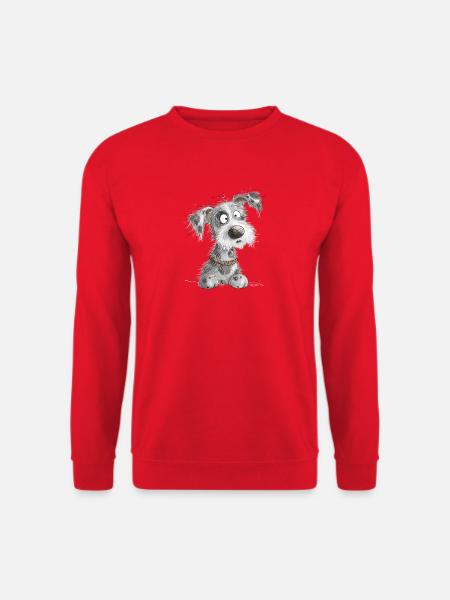 Lustiger Hunde Für Hundefreunde Hundeliebhaber - Unisex Pullover - Rot