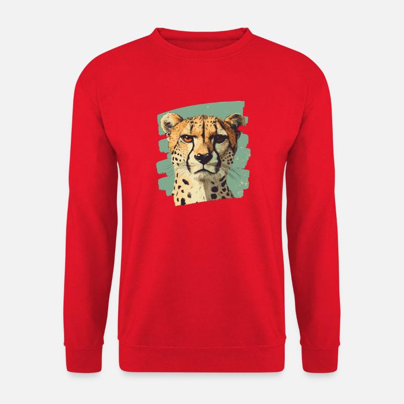 Gepard - Unisex Pullover - Rot