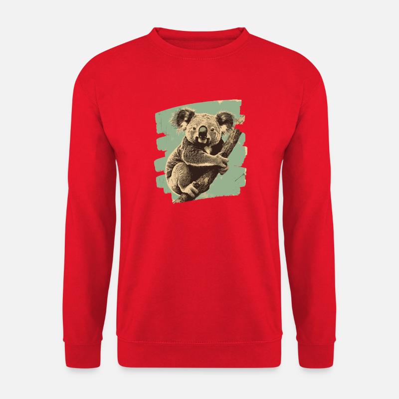 Koala Bear - Unisex Sweatshirt - red