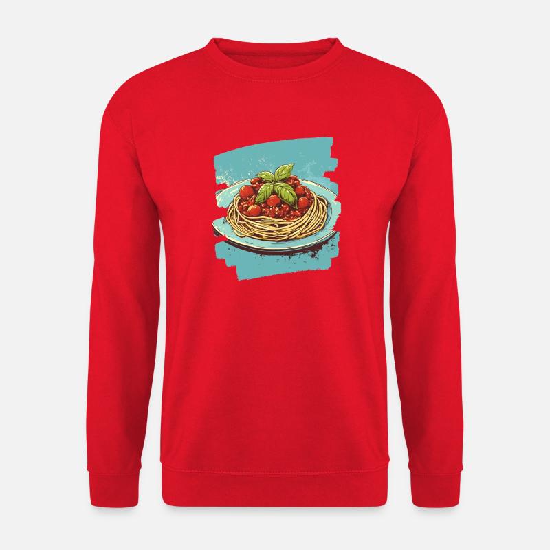 Spaghetti Bolognese - Unisex Pullover - Rot