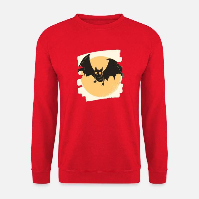 Bat Retro - Unisex Sweatshirt - red