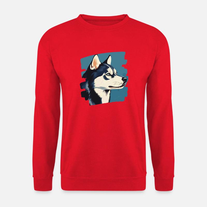 Husky - Unisex Pullover - Rot