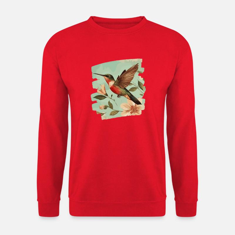 Kolibri - Unisex Pullover - Rot
