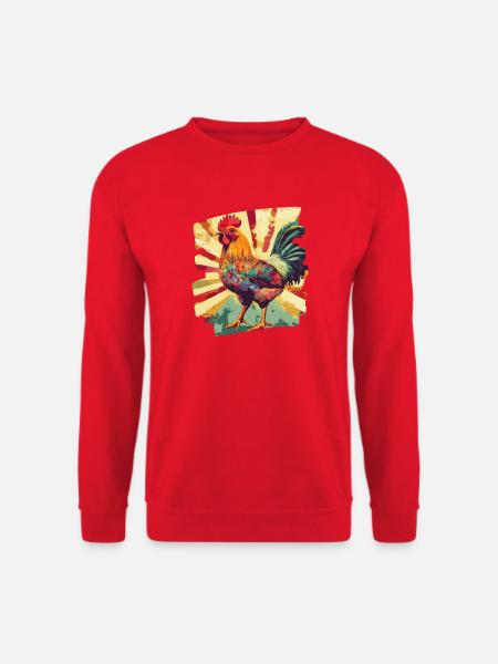 Hahn - Unisex Pullover - Rot