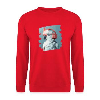 Kakadu - Unisex Pullover - Rot - Vorne - Alina (178cm) & Michal (187cm)