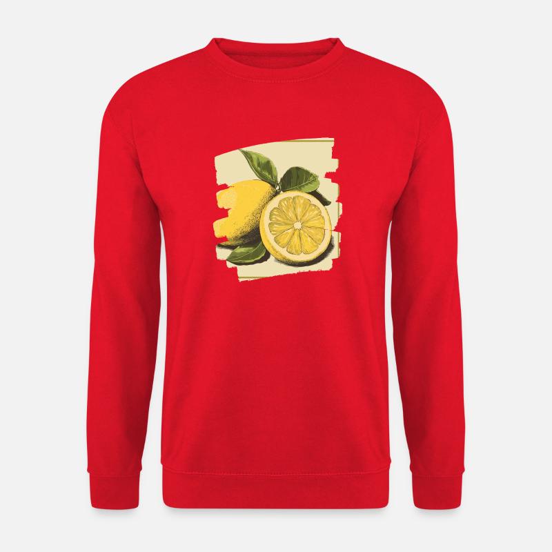 Zitrone - Unisex Pullover - Rot