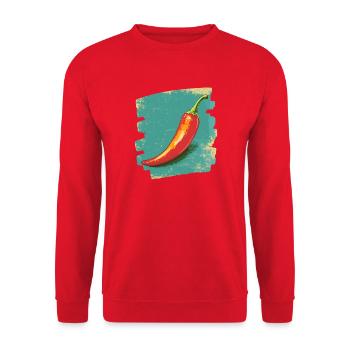 Chili - Unisex Pullover - Rot - Vorne - Alina (178cm) & Michal (187cm)