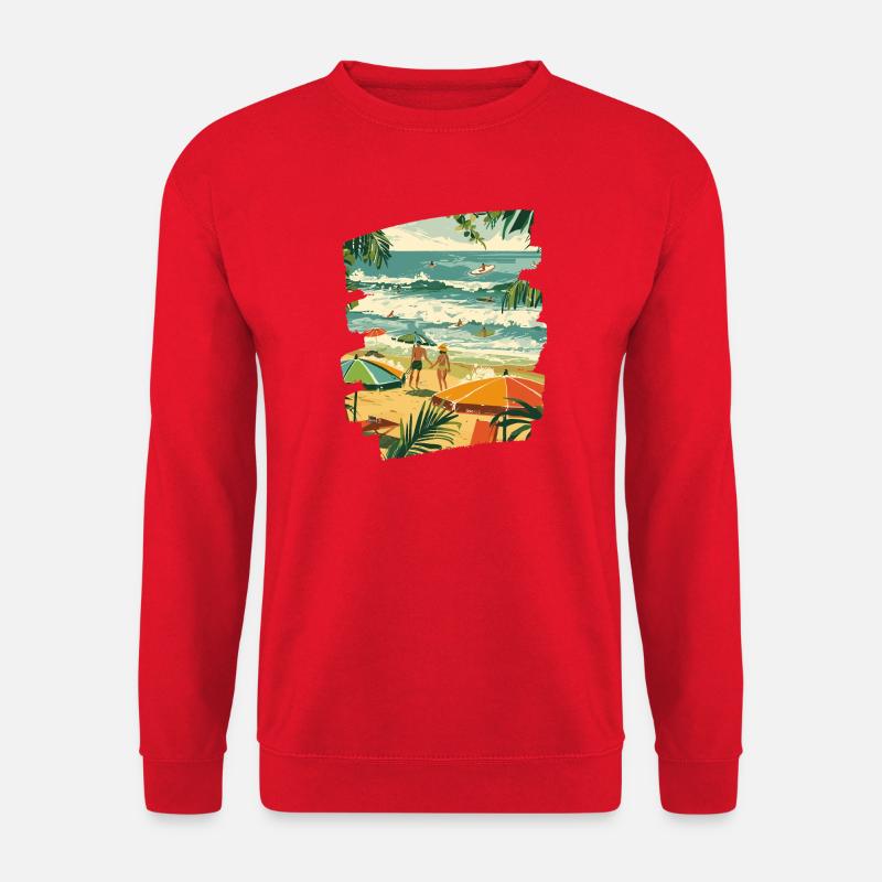 Surfer - Unisex Pullover - Rot