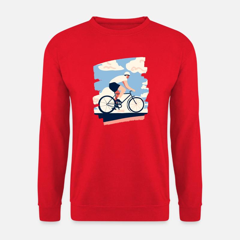 Rennrad Rennvelo - Unisex Pullover - Rot