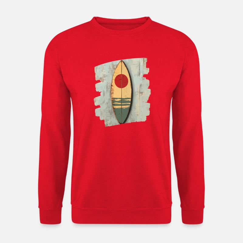 Surfboard - Unisex Sweatshirt - red