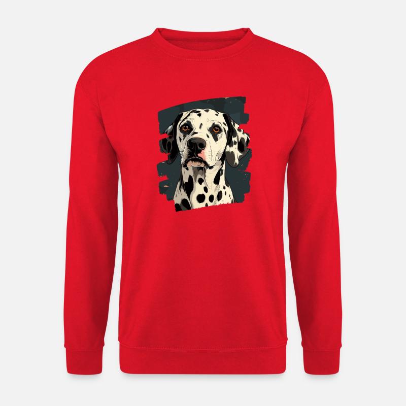Dalmatiner - Unisex Pullover - Rot