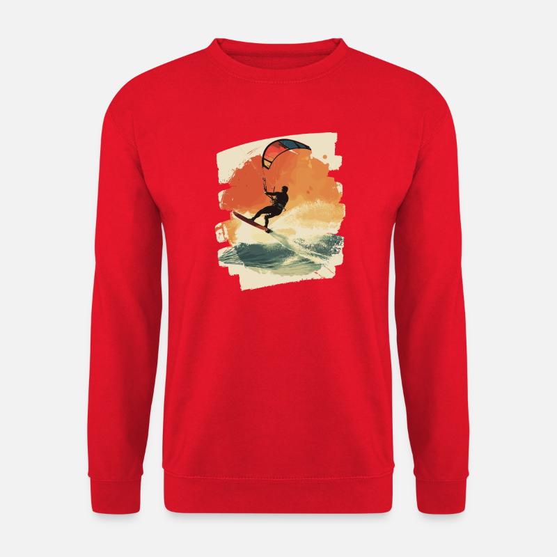 Kitesurfer - Unisex Pullover - Rot