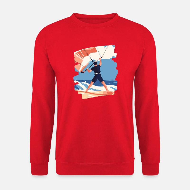 Kitesurfer - Unisex Pullover - Rot