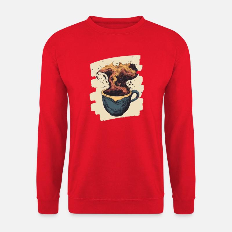 Coffee Coffee Coffee Lovers - Unisex Sweatshirt - red