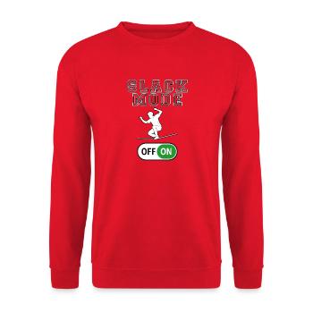 Mode Slack activé – équilibre, style et énergie urbaine - Sweat-shirt Unisexe - rouge - Devant - Alina (178cm) & Michal (187cm)