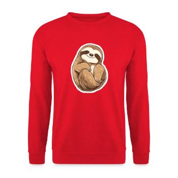 Paresse - Sweat-shirt Unisexe - rouge - Devant - Alina (178cm) & Michal (187cm)