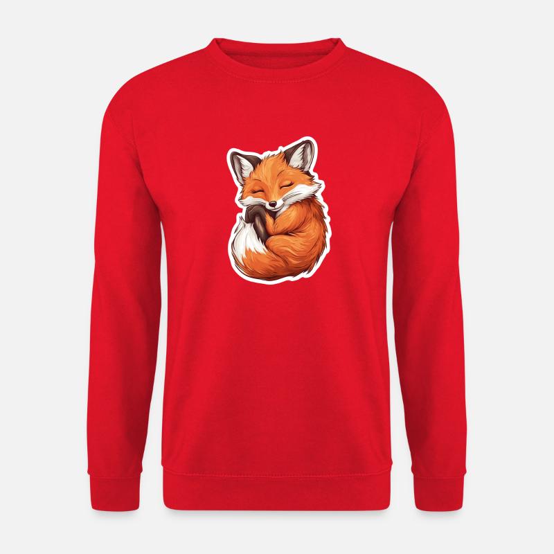Fox - Unisex Sweatshirt - red