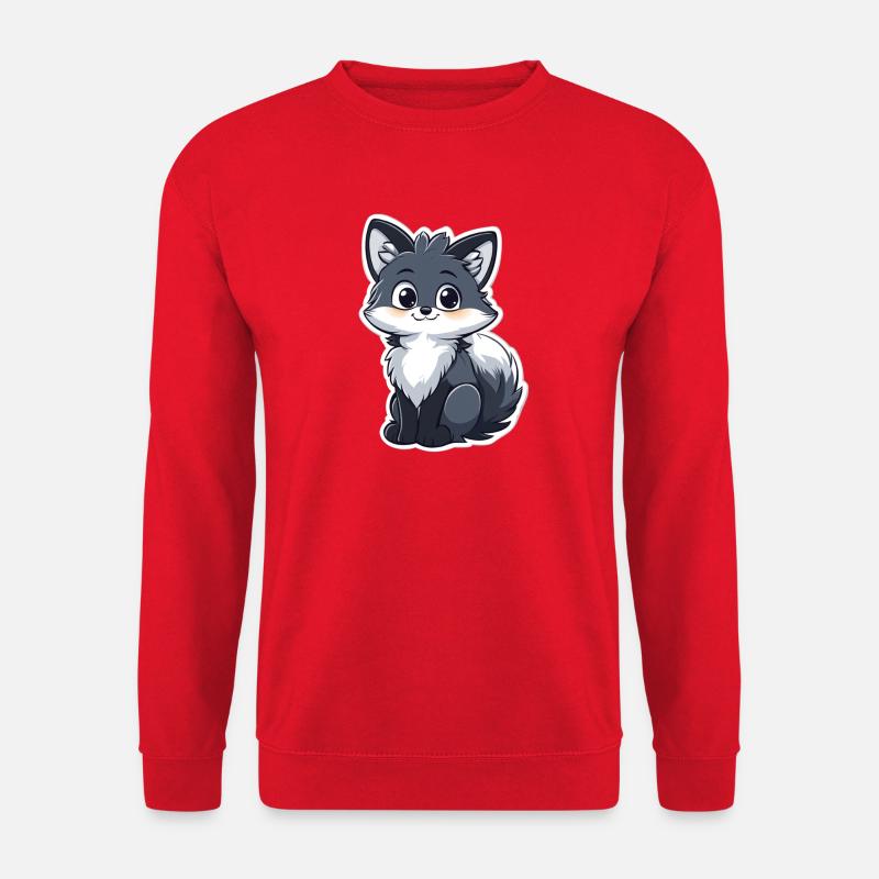 Fox - Unisex Sweatshirt - red