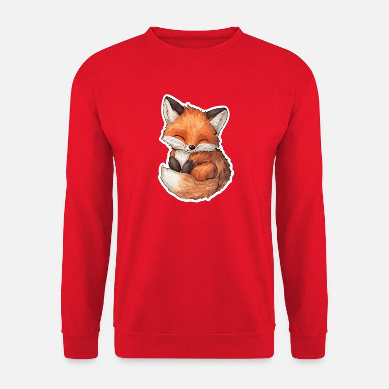 Fuchs - Unisex Pullover - Rot