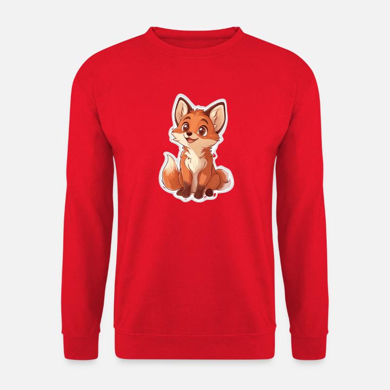 Fox - Unisex Sweatshirt - red