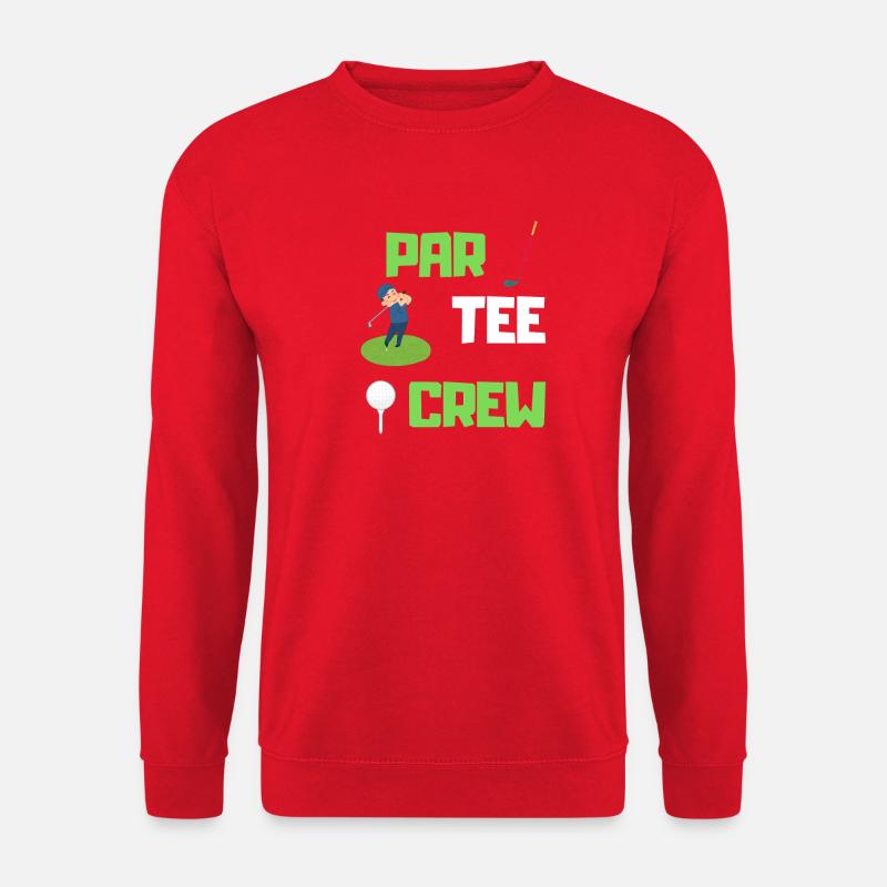 Par Tee Crew Squad Golf Lover - Unisex Sweatshirt - red