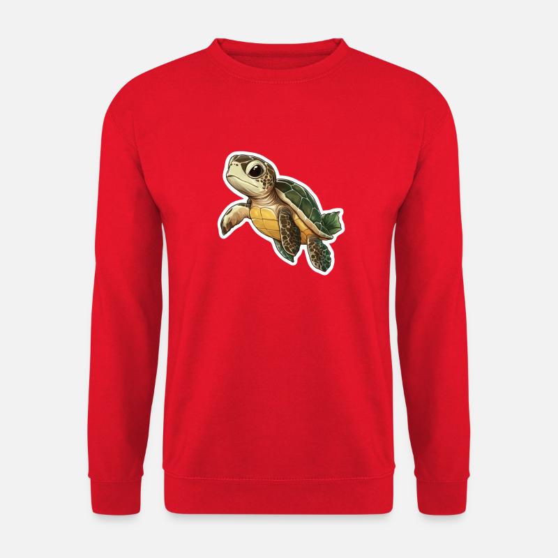 Schildkröte - Unisex Pullover - Rot