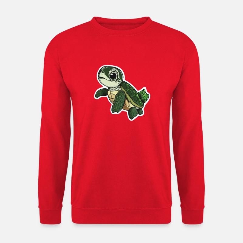Schildkröte - Unisex Pullover - Rot
