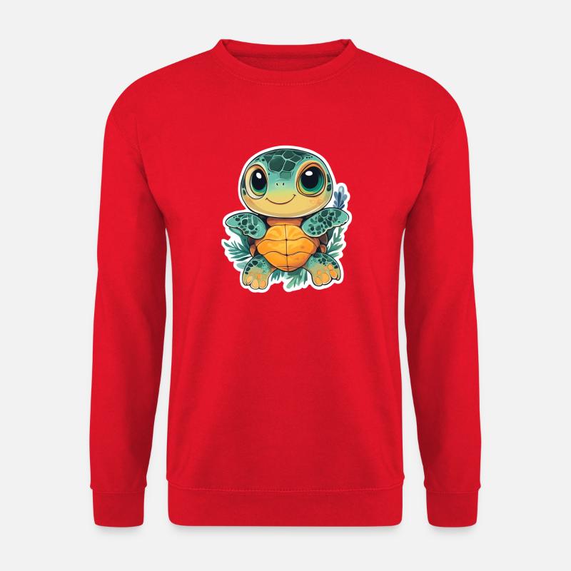 Schildkröte - Unisex Pullover - Rot