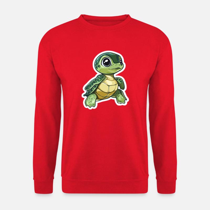Schildkröte - Unisex Pullover - Rot