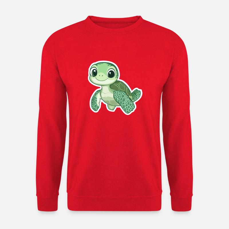 Schildkröte - Unisex Pullover - Rot