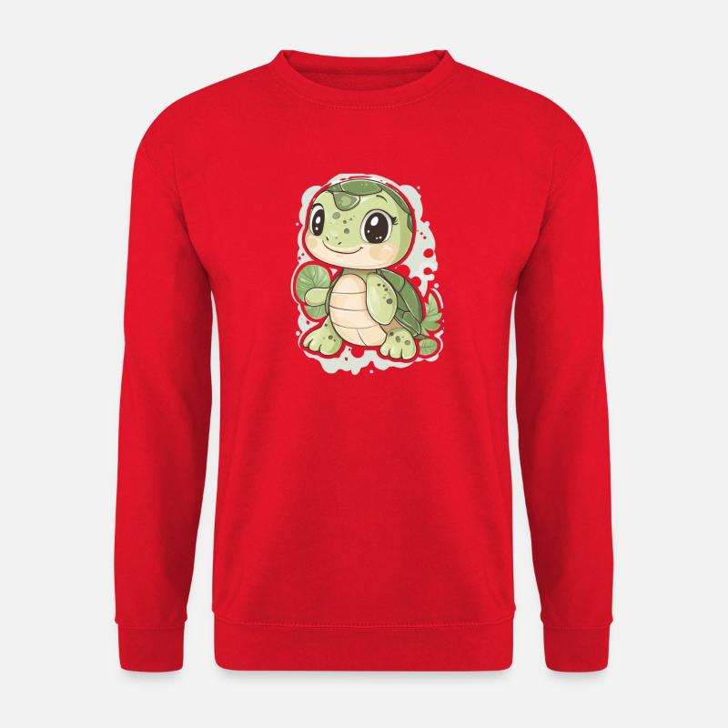 Schildkröte - Unisex Pullover - Rot
