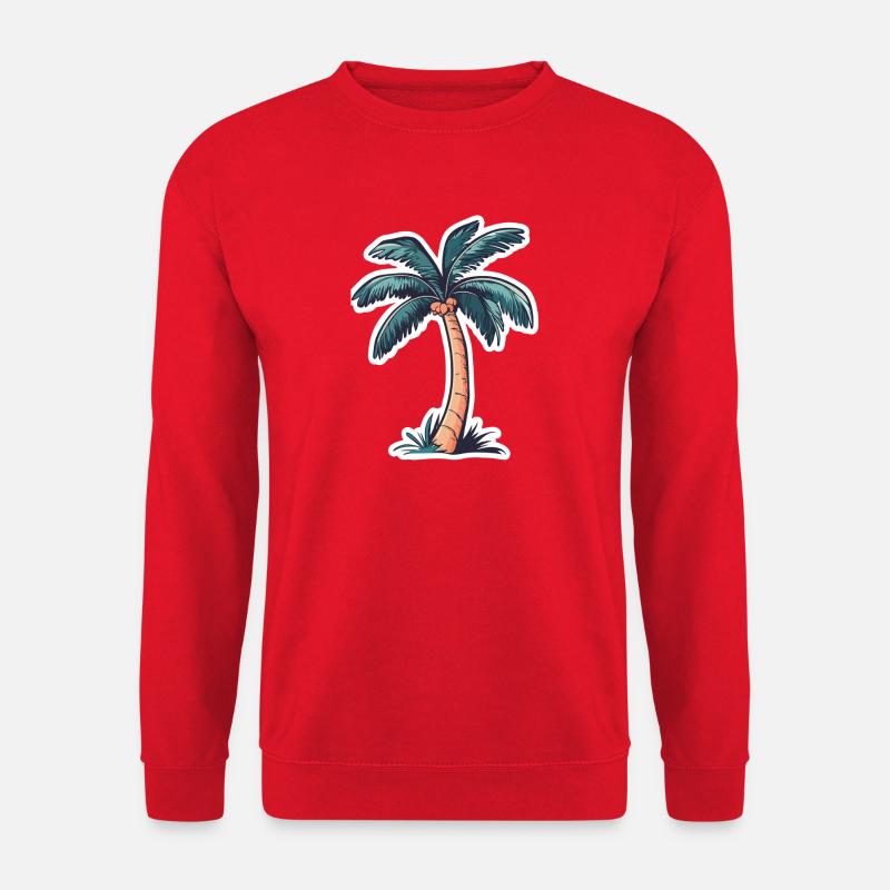 Palme - Unisex Pullover - Rot