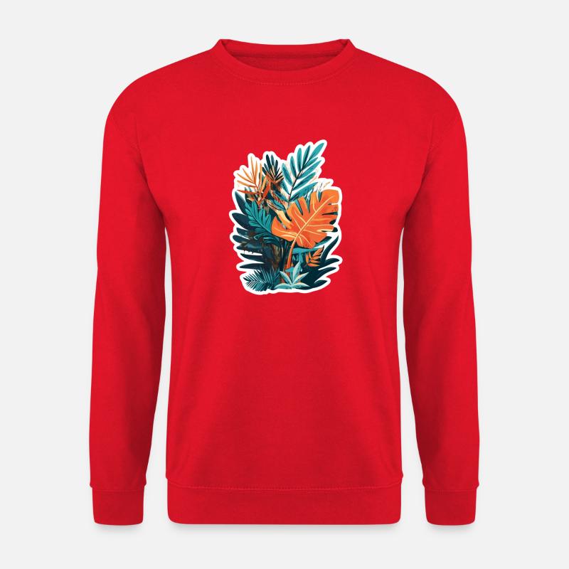 Palm tree - Unisex Sweatshirt - red