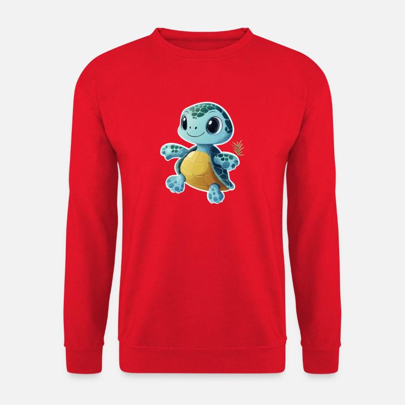 Schildkröte - Unisex Pullover - Rot