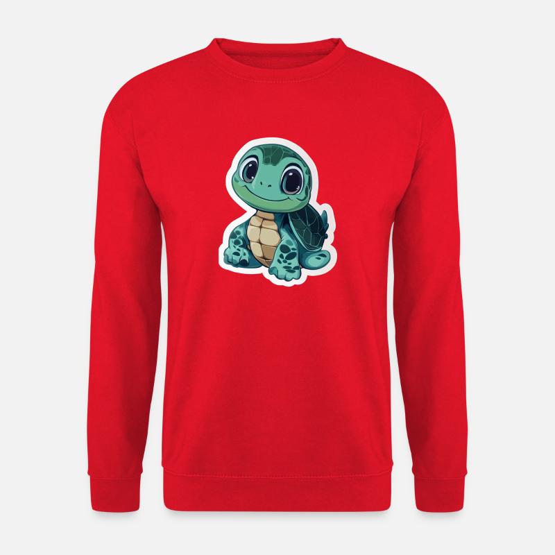 Schildkröte - Unisex Pullover - Rot
