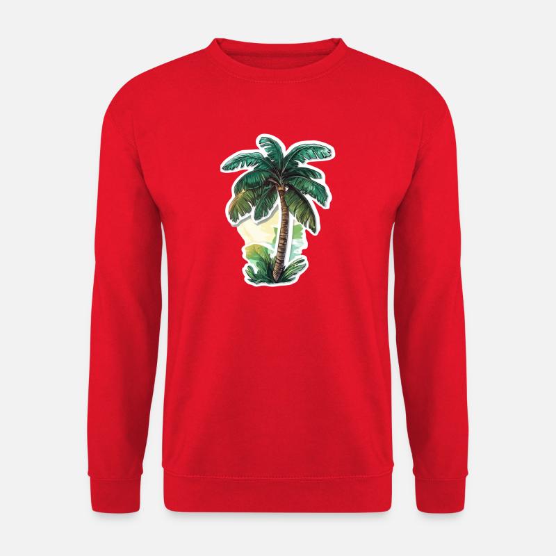 Palme - Unisex Pullover - Rot