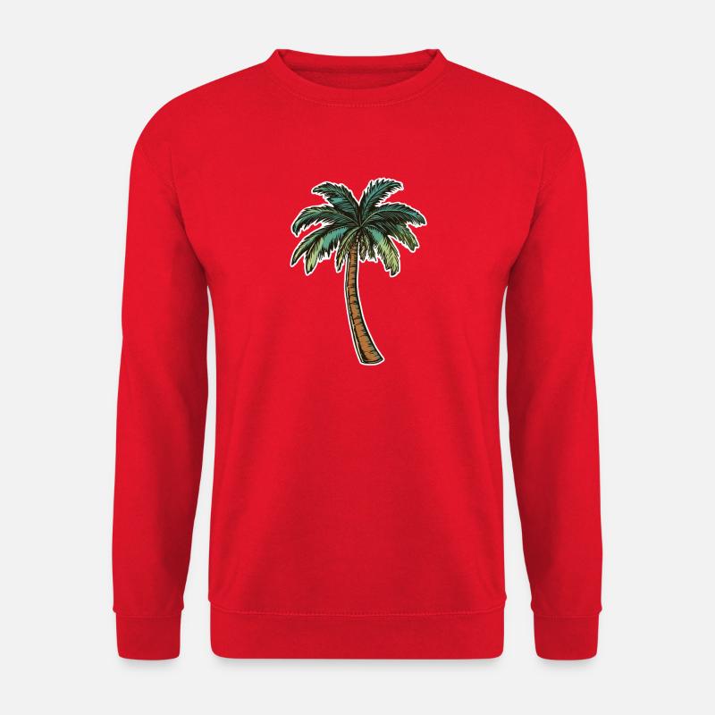 Palm tree - Unisex Sweatshirt - red