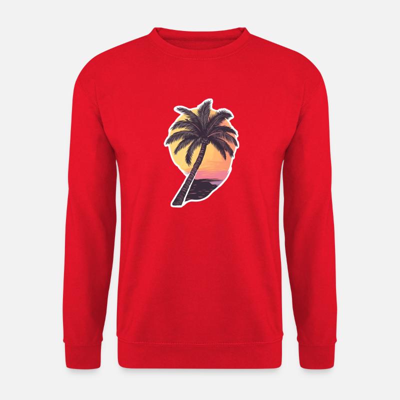 Palme - Unisex Pullover - Rot