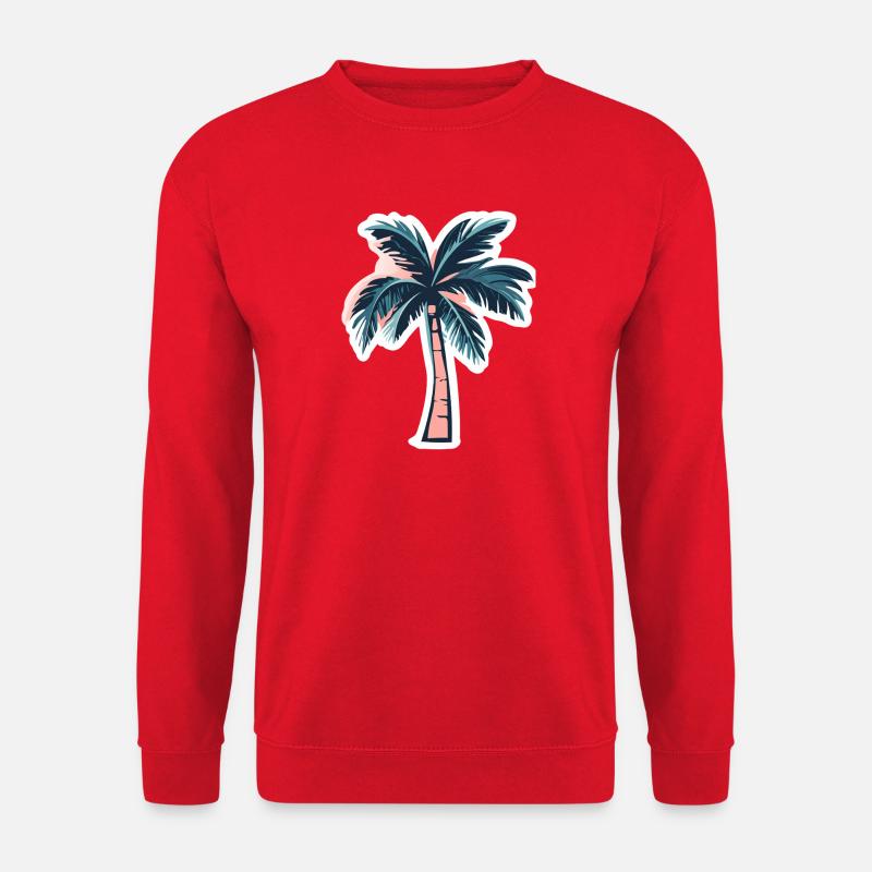 Palme - Unisex Pullover - Rot