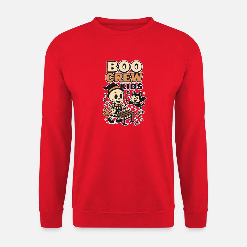 Spooky Halloween open-air scene - Unisex Sweatshirt - red