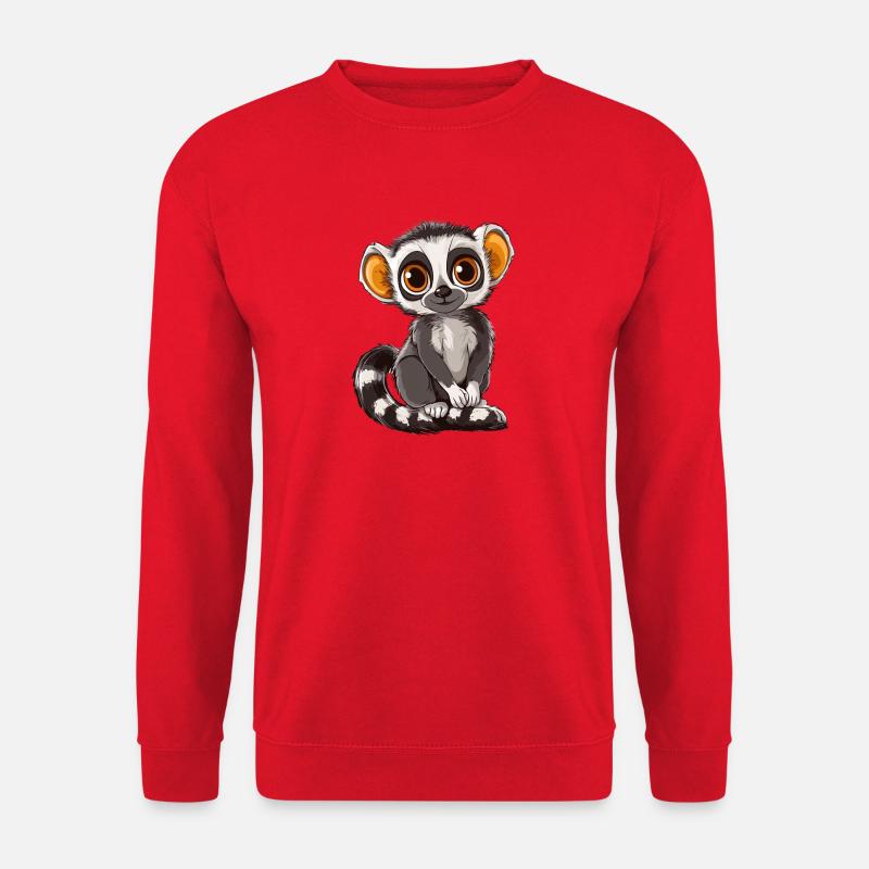 Lemur - Unisex Pullover - Rot