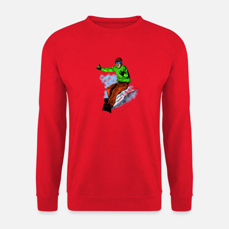Snowboarding - Unisex Pullover - Rot