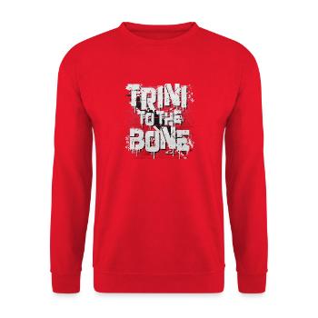 Tribe to the Bone GraffitiTrinidad Und Tobago - Unisex Pullover - Rot - Vorne - Alina (178cm) & Michal (187cm)
