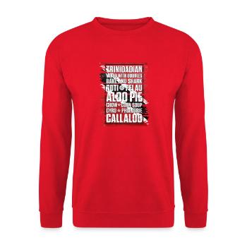 Trinité-et-Tobago - Sweat-shirt Unisexe - rouge - Devant - Alina (178cm) & Michal (187cm)