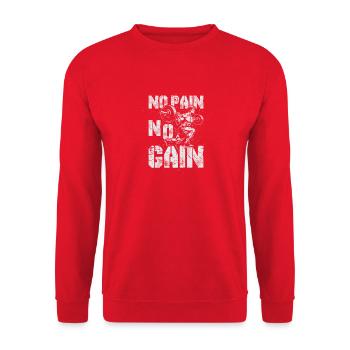 Conception de formation motivationnelle pour lutter contre la - Sweat-shirt Unisexe - rouge - Devant - Alina (178cm) & Michal (187cm)