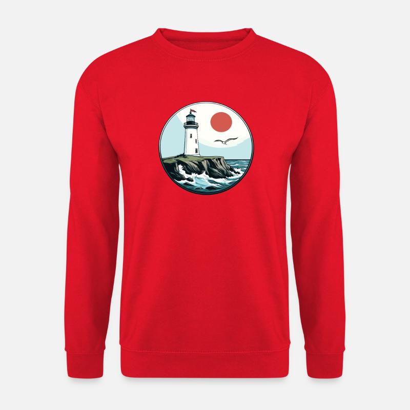 Leuchtturm - Unisex Pullover - Rot