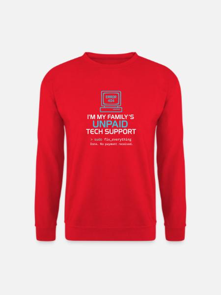 Es ist gut, 127.0.0.1 zu sein - Unisex Pullover - Rot