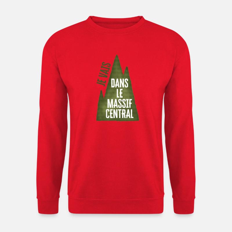 Ich gehe ins Zentralmassiv - Unisex Pullover - Rot
